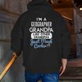 Cool Father's Day Geographer Grandpa Zip Up Hoodie Back Print