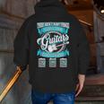 Being A Dad Guitarist Zip Up Hoodie Back Print