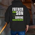Father And Son Gaming Partners For Life Video Game Matching Zip Up Hoodie Back Print