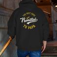 Father's Day Best Dads Get Promoted To Papa Idea Zip Up Hoodie Back Print