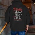 Firefighter Dad For Father From Kids Son Daughter Zip Up Hoodie Back Print