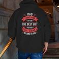 Father's Day Dad From Daughter Son Wife For Dad Retro Zip Up Hoodie Back Print