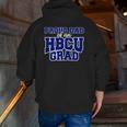 Hbcu Dad College Graduation Hbcu Educated Zip Up Hoodie Back Print