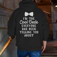 I'm The Cool Dede Turkish Grandpa Father's Day Zip Up Hoodie Back Print