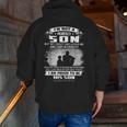 I'm Not A Perfect Son But My Crazy Dad Loves Me Zip Up Hoodie Back Print