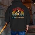 I Keep All My Dad Jokes In A Dadabase Fathers Day Zip Up Hoodie Back Print
