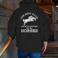 Mens The Best Dads Have Daughters Who Ride Horses Horse Lover Zip Up Hoodie Back Print Mens The Best Dads Have Daughters Who Ride Horses Horse Lover Zip Up Hoodie Back Print