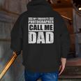 Mens My Favorite Photographer Calls Me Dad Father's Day Zip Up Hoodie Back Print