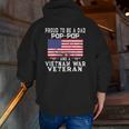 Mens Proud Dad Pop-Pop Vietnam War Veteran Retro Us Flag Grandpa Zip Up Hoodie Back Print Mens Proud Dad Pop-Pop Vietnam War Veteran Retro Us Flag Grandpa Zip Up Hoodie Back Print
