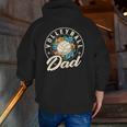 Mens Volleyball Dad For Beach Sports Player And Volleyball Dad Zip Up Hoodie Back Print
