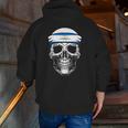 Nationality Country Origin Skull Flag Nicaragua Zip Up Hoodie Back Print
