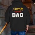 Perfect Haitian Dad Haiti Father's Day Ideas For Your Cool K Zip Up Hoodie Back Print