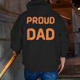 Proud Dad Of Wonderful Kids Zip Up Hoodie Back Print
