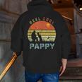 Reel Cool Pappy Fathers Day For Fishing Dad Zip Up Hoodie Back Print