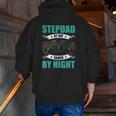Step Dad By Day Gamer By Night Video Game Stepdad Zip Up Hoodie Back Print