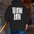 Team Ian Son Grandson Husband Dad Sports Family Group Zip Up Hoodie Back Print