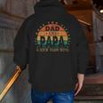 I Have Two Titles Dad And Papa Father's Day Promoted Grandpa Zip Up Hoodie Back Print