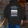 Uss Spartanburg County Lst-1192 Veterans Day Father Day Zip Up Hoodie Back Print