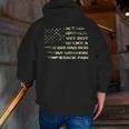 Vet Bod Like Dad Bod But With More Back Pain Fourth Of July Zip Up Hoodie Back Print