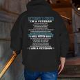 Veteran's Creed Patriot Grandpa Vietnam War Zip Up Hoodie Back Print Veteran's Creed Patriot Grandpa Vietnam War Zip Up Hoodie Back Print