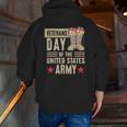Veterans Day Of The United States Army Tee Zip Up Hoodie Back Print