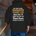 I Want My Daughter To Be Kind Parents Zip Up Hoodie Back Print