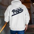 The Best Dad Italian Words Zip Up Hoodie Back Print