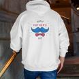 The Best Father In The World Happy Father's Day Zip Up Hoodie Back Print