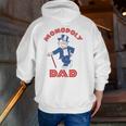 Monopoly Dad Father's Day Zip Up Hoodie Back Print