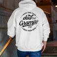 I Have Two Titles Dad & Gramps I Rock Them Both Gramps Zip Up Hoodie Back Print