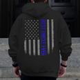 American Flag Dad For Fathers Day Best Uncle Ever Zip Up Hoodie Back Print