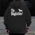 Cane Corso The Dogfather Pet Lover Zip Up Hoodie Back Print