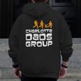 Charlotte Dads Group Father Day Zip Up Hoodie Back Print
