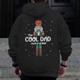 Cool Dad Nutcracker Family Matching Pajama Zip Up Hoodie Back Print