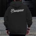 Cute Pawpaw Name Idea For Grandpa Zip Up Hoodie Back Print