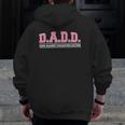 Daughter Dads Against Daughters Dating Dad Zip Up Hoodie Back Print