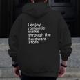 Dad Handyman Hardware Store Zip Up Hoodie Back Print Dad Handyman Hardware Store Zip Up Hoodie Back Print