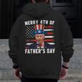 Joe Biden Happy Merry 4Th Of July Confused Fathers Day Zip Up Hoodie Back Print