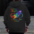 I'm A Proud Daughter Of A Wonderful Dad In Heaven Zip Up Hoodie Back Print