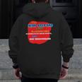 This Irish Dad Loves Microwaved Pasta Tires Techno Thrillers Zip Up Hoodie Back Print