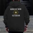 Korean War Veteran Happy Veterans Day Zip Up Hoodie Back Print