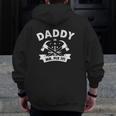 Mens Daddy Mr Fix It Fathers Day For Men Zip Up Hoodie Back Print