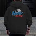Natty Daddy Father's Day Zip Up Hoodie Back Print