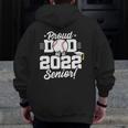 Senior Year Baseball Dad Class Of 2022 Senior 2022 Ver2 Zip Up Hoodie Back Print