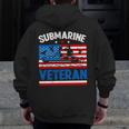 Us Submariner Veteran Submarine Day Zip Up Hoodie Back Print
