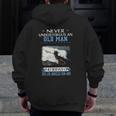 Uss Los Angeles Ssn 688 Submarine Veterans Day Father's Day Zip Up Hoodie Back Print