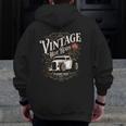 Vintage Hot Rods Usa Forever Classic Car Nostalgia Zip Up Hoodie Back Print