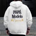 Papá Modelo Especial Mexican Beer Father's Day Zip Up Hoodie Back Print