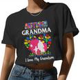 Autism Grandma I Love My Grandson Women Cropped T-shirt