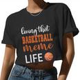 Basketball Meme Life Basketball Grandma Meme Women Cropped T-shirt